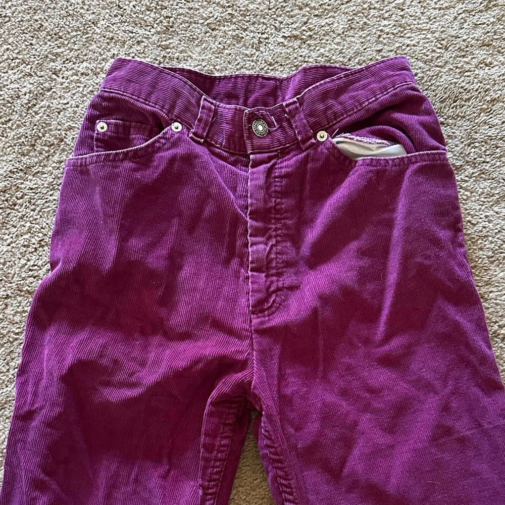 Levi's Women's burgundy Corduroy Jeans